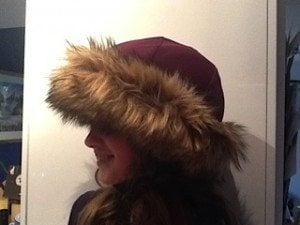 Side view of Helmet Hugger